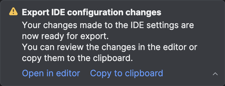 Export IDE settings. Step 3 Export IDE settings. Step 3