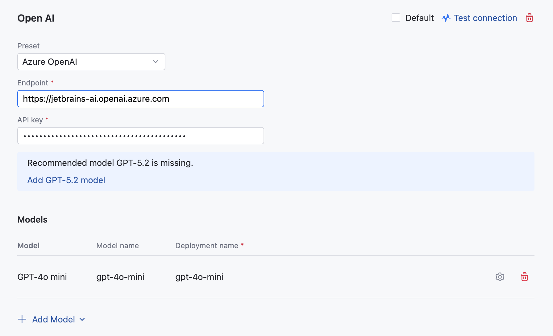 Configure Azure OpenAI Configure Azure OpenAI