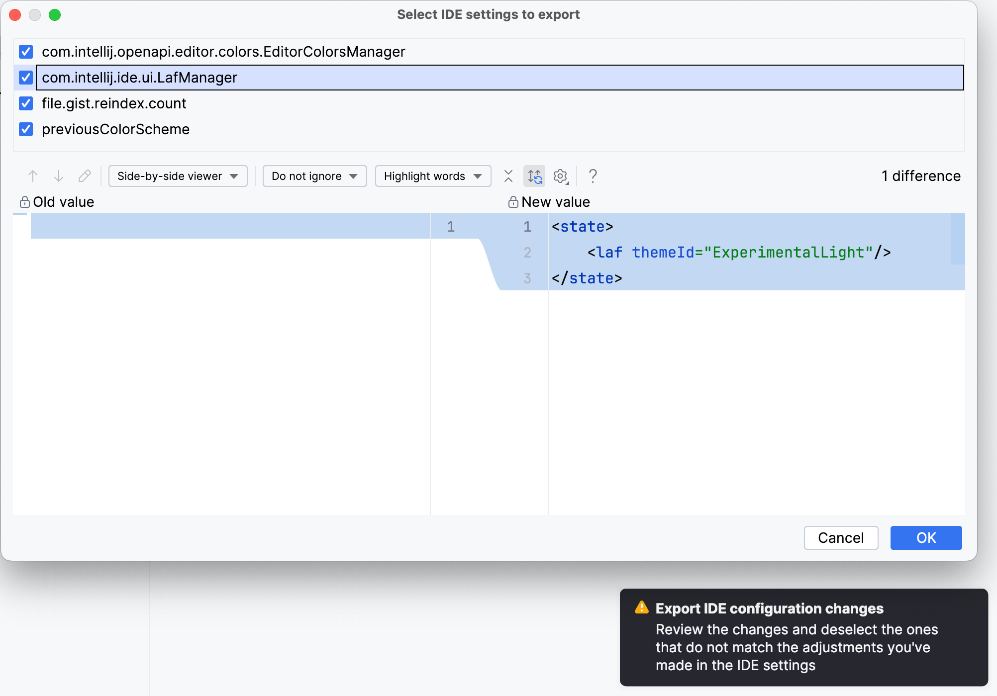 Export IDE settings. Step 2 Export IDE settings. Step 2