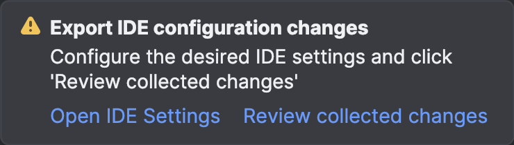 Export IDE settings. Step 1 Export IDE settings. Step 1