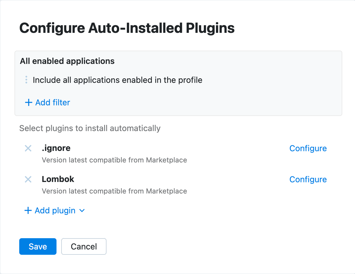 Example plugins