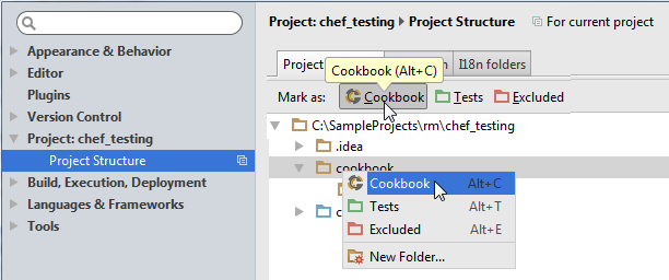 chef_mark_directory_as_project_structure