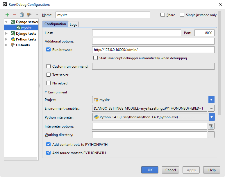 py_runconfig py_runconfig