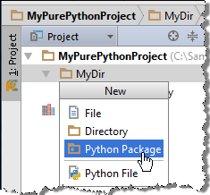 python_CreatePackageMenu