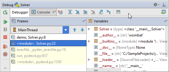python_debugToolWindow python_debugToolWindow