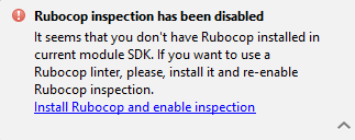 rubocop inspection