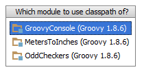 Groovy Module Console