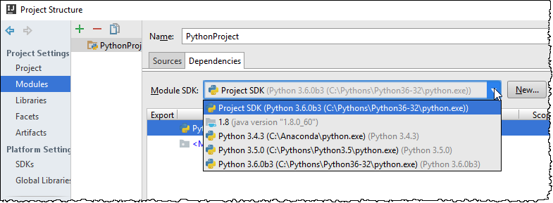 python module interpreter