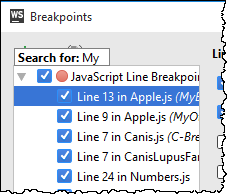 ws breakpoint search
