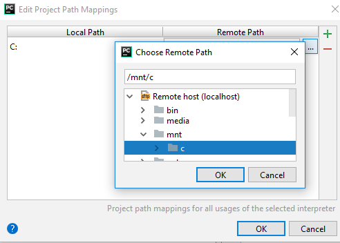 wsl path mapping