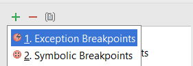 cl create exception breakpoint