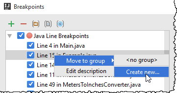 ij move breakpoint to group