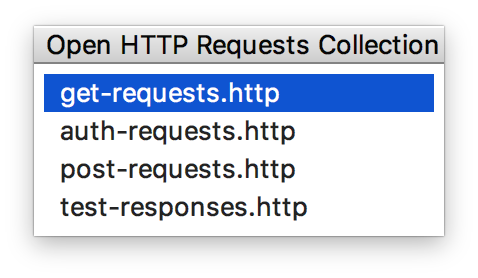 open http requests collection