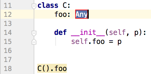 example of adding a type hint for a class attribute