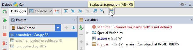 py debugging1 evaluate expression