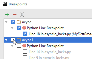 py toggle group of breakpoints