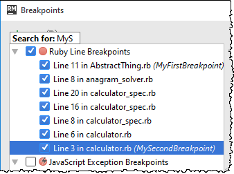 rm breakpoint search