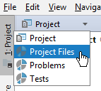rm scopes in project tool window