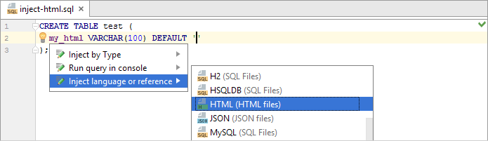 sql inject html
