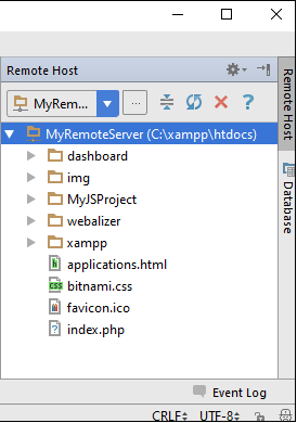 Remote Hosts tool window
