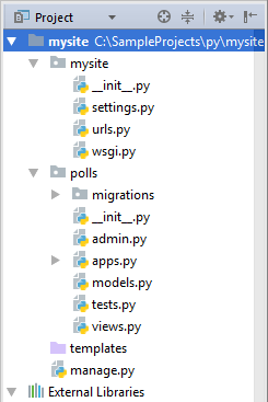 py project view