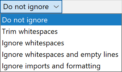 Whitespace list