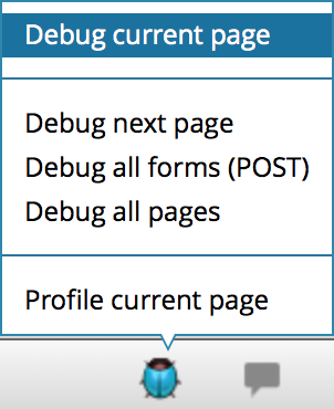 ps zend debug current page
