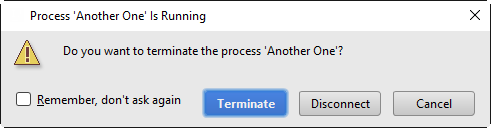 terminate running process