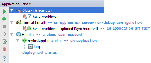 Application Servers tool window