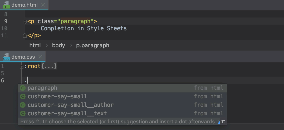 Style Sheets: completing classes