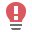 red bulb icon