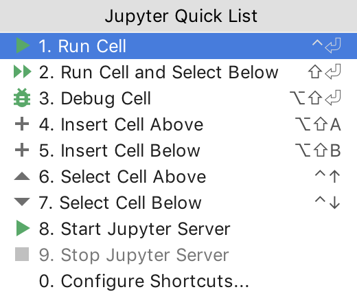 Jupyter Quick List for Windows