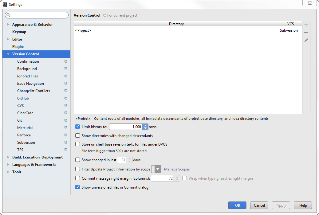 svnDiagnosticsGeneralSettings