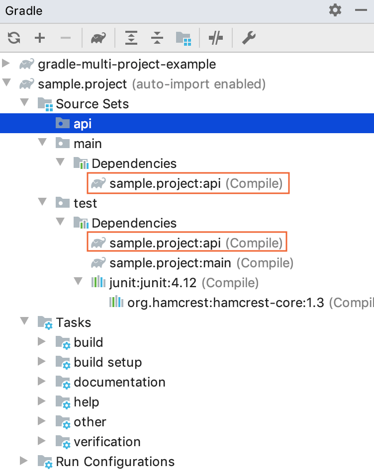 Compile dependencies