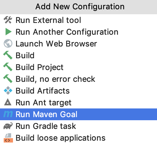 the Run/Debug configuration: Before Launch