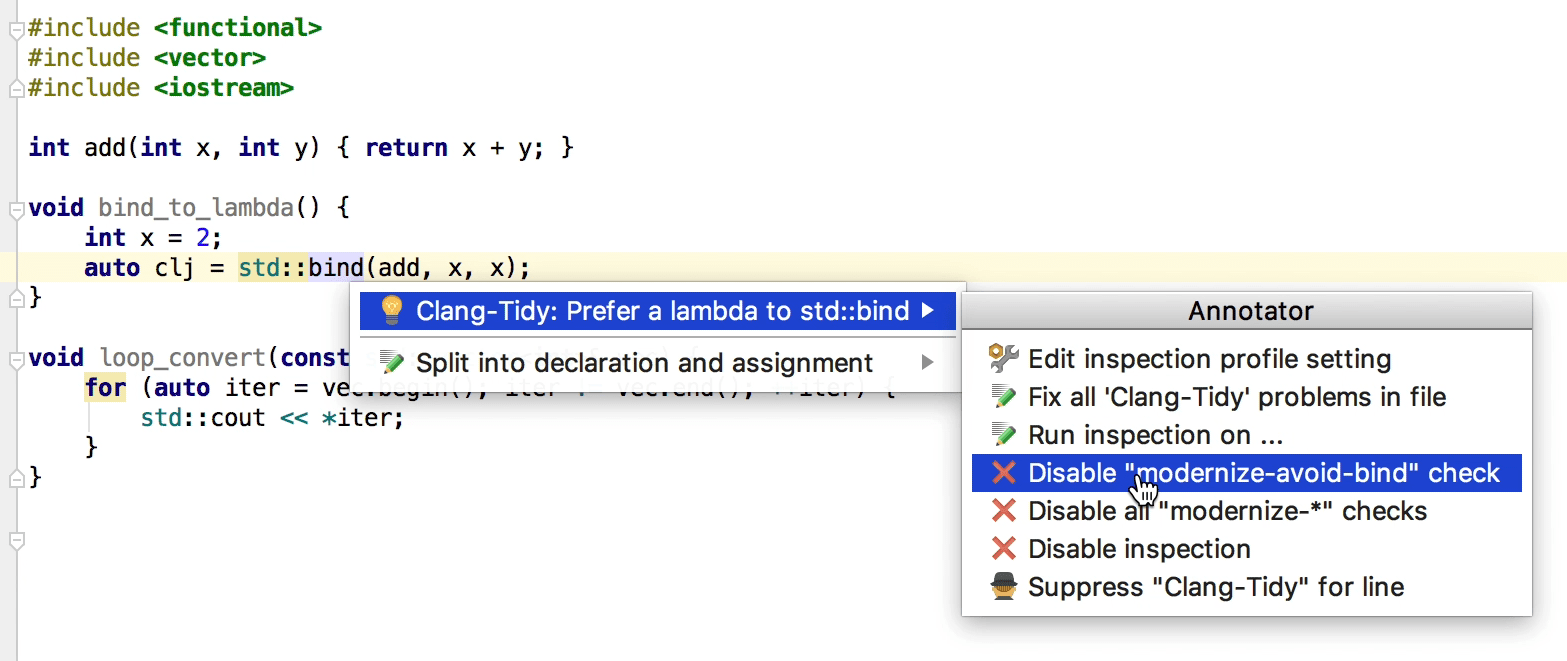 clion clang format