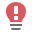 red bulb icon