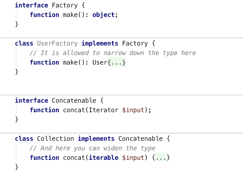 Using covariant and contravariant types Using covariant and contravariant types