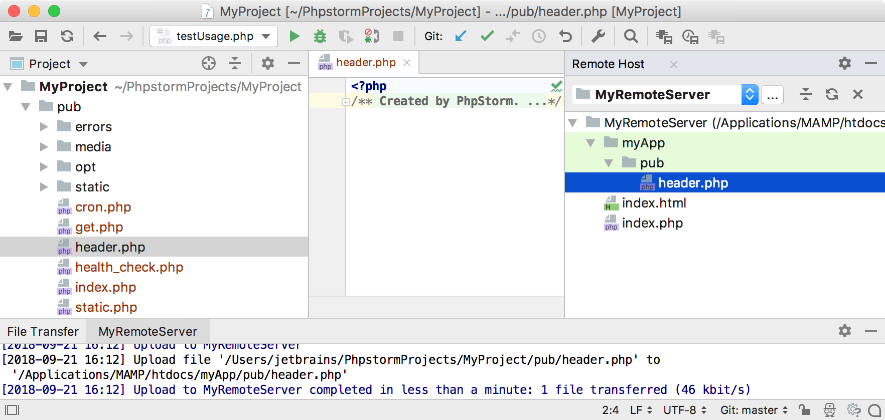 Php header content. PHPSTORM git Pull. Todo PHPSTORM пример.