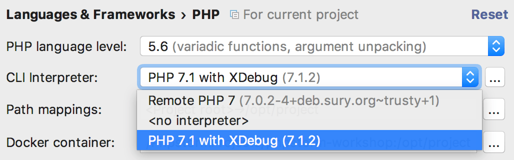CLIインタープリターリスト CLI interpreters list