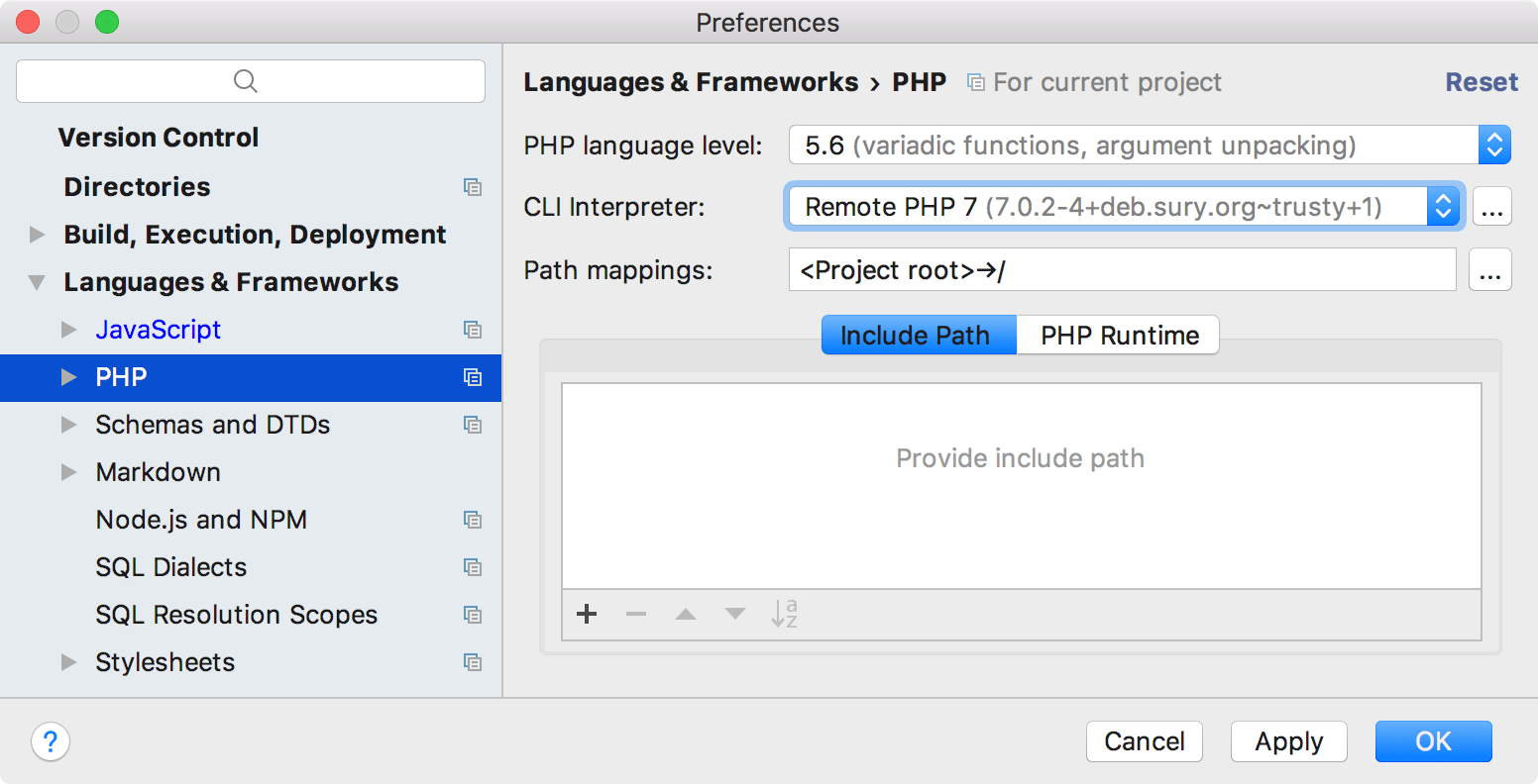 MAMP PHPの設定 MAMP PHP settings