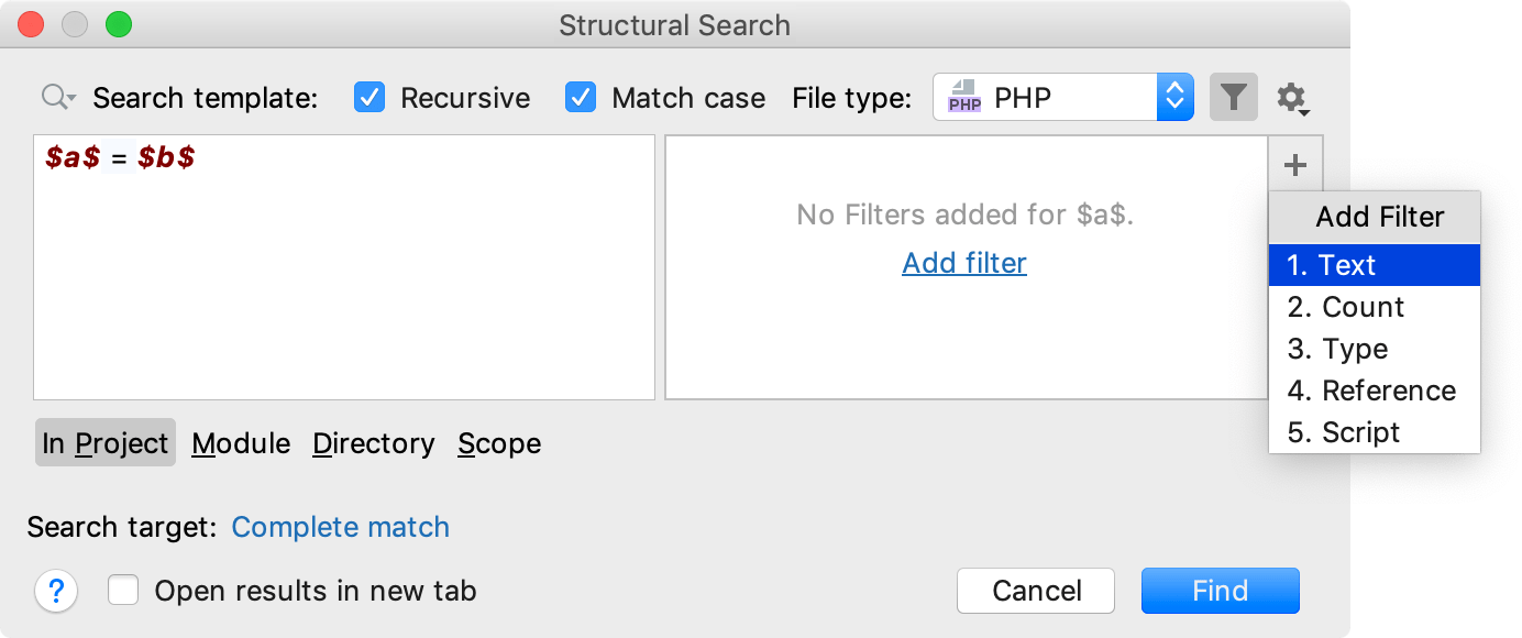 A search template preview A search template preview