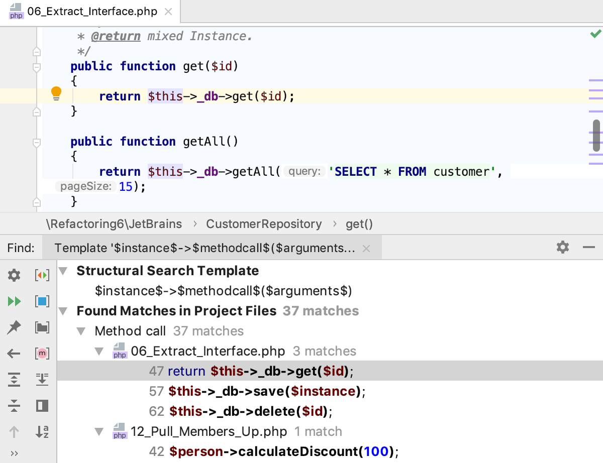 Structural search method call.png Structural search method call.png