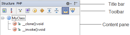 ps tool window layout