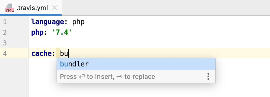 YAML: complete JSON YAML: complete JSON