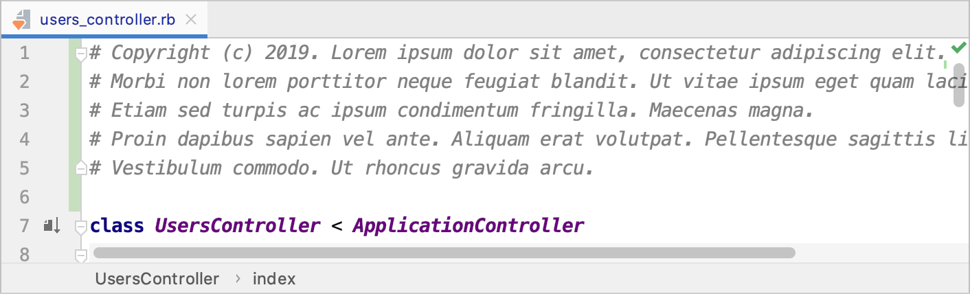 Copyright notice in the default format Copyright notice in the default format
