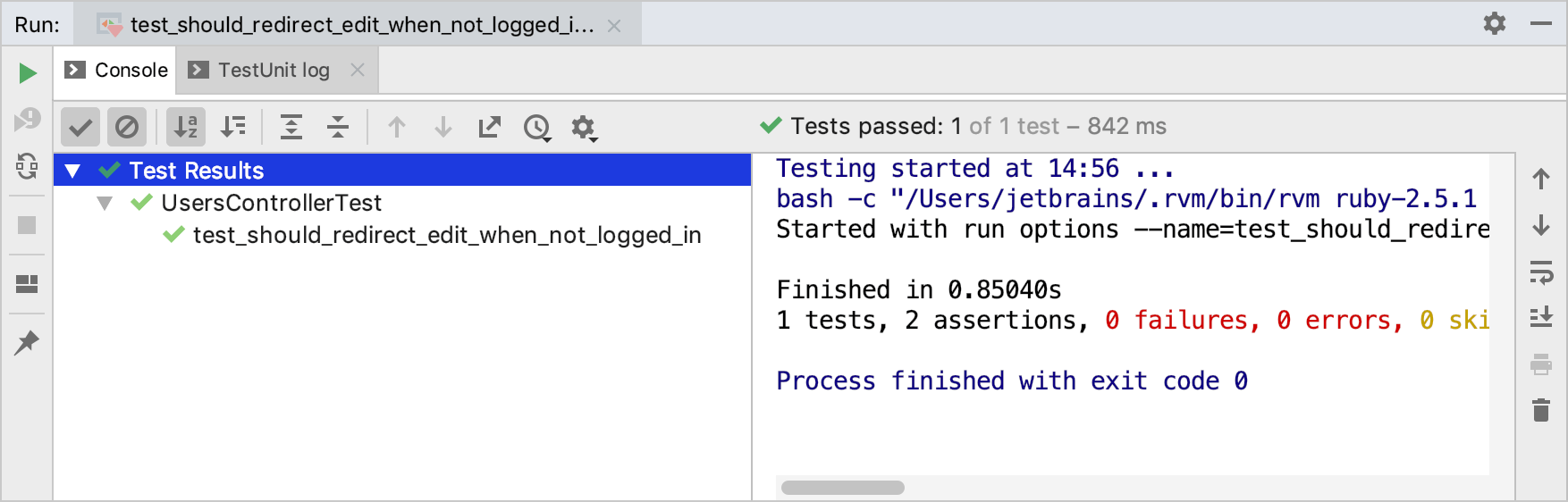Test result Test result