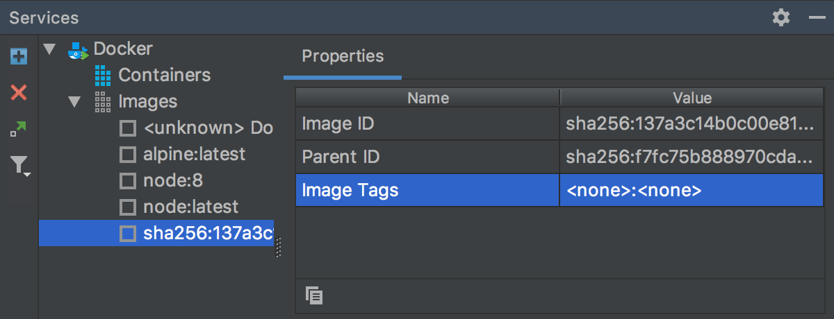 Docker images without tags Docker images without tags