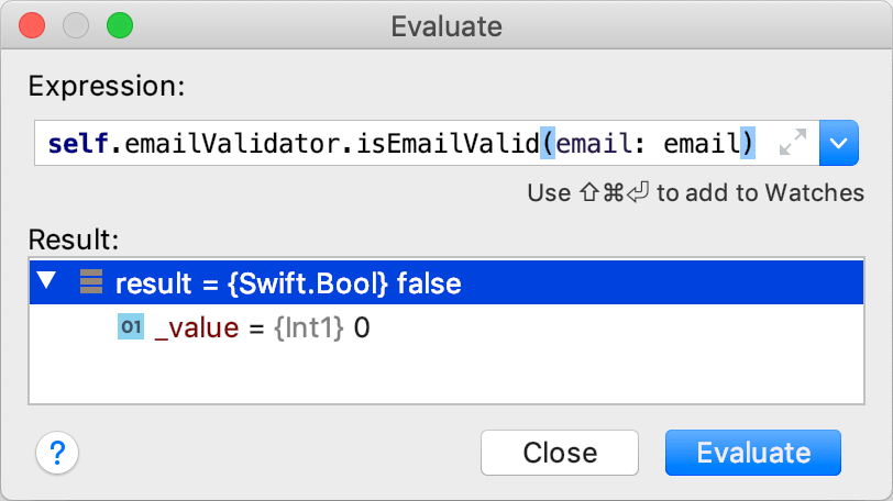 Expression result is calculated Expression result is calculated