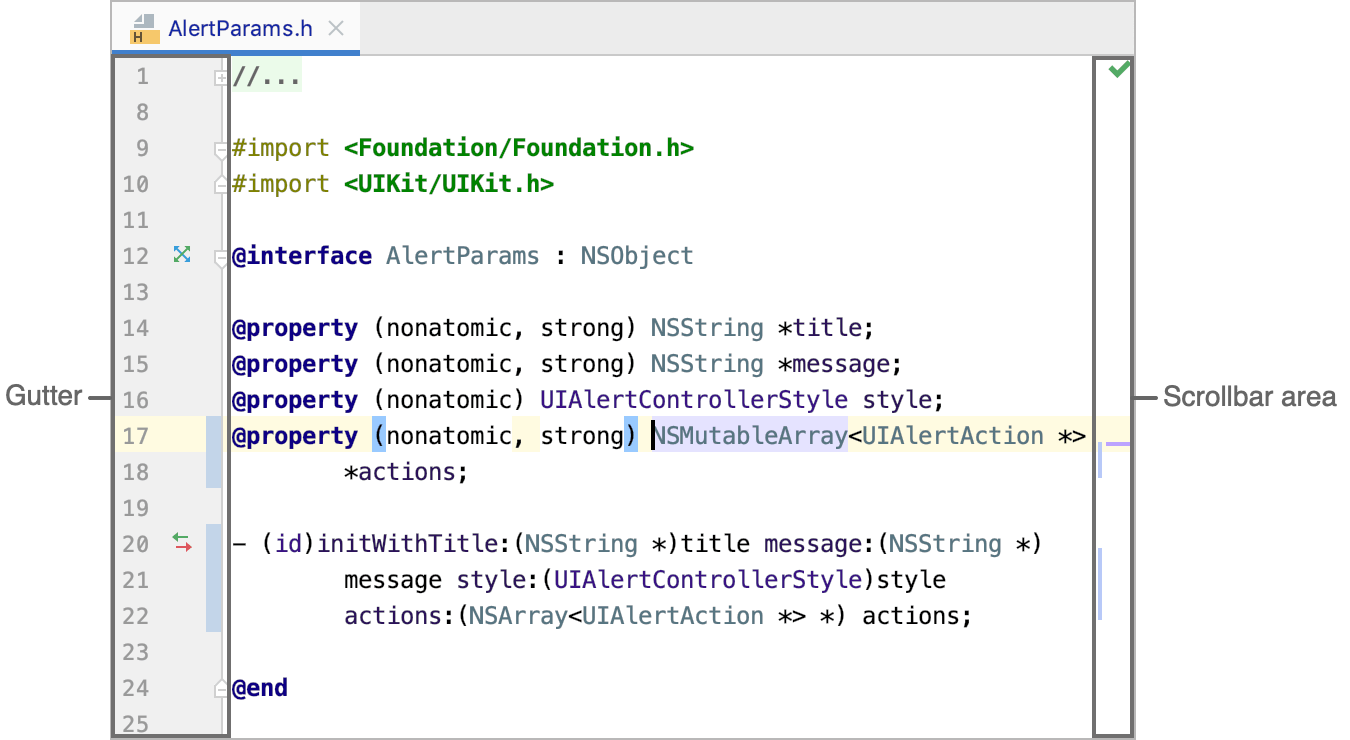 AppCode editor AppCode editor
